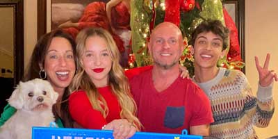 Lilliana Ketchman with her family