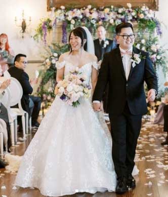 Natsumiii with her husband