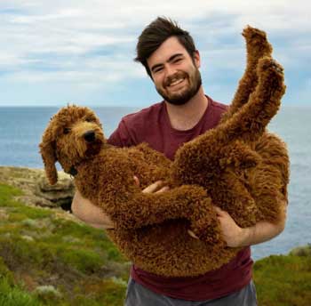 Little Z with his dog