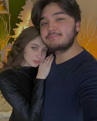 D Billions Girl Lala with her boyfriend